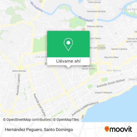 Mapa de Hernández Peguero