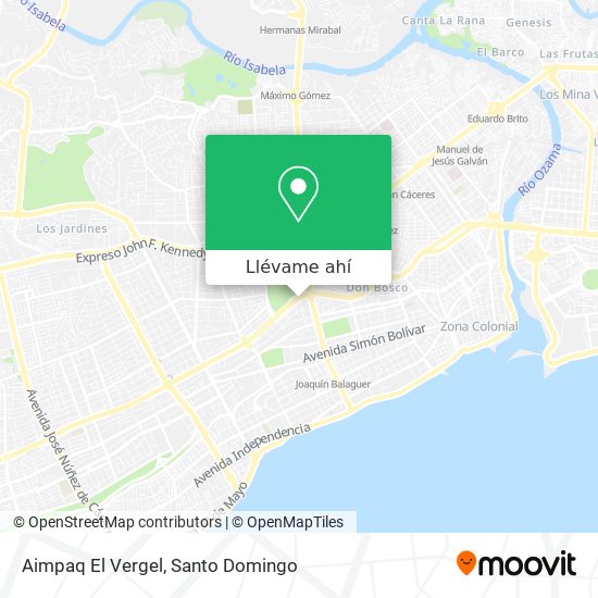 Mapa de Aimpaq El Vergel