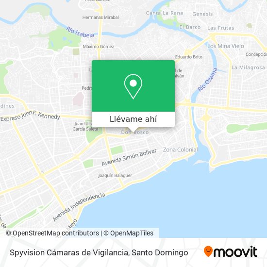 Mapa de Spyvision Cámaras de Vigilancia