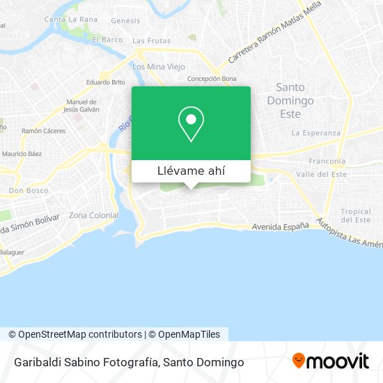 Mapa de Garibaldi Sabino Fotografía