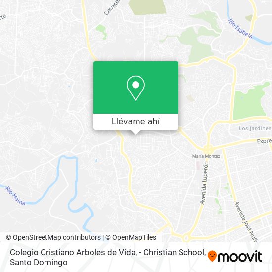 Mapa de Colegio Cristiano Arboles de Vida, - Christian School