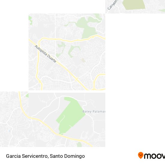 Mapa de Garcia Servicentro