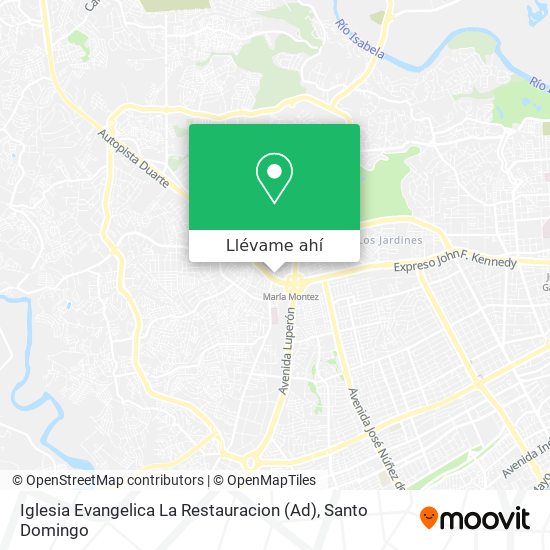 Mapa de Iglesia Evangelica La Restauracion (Ad)