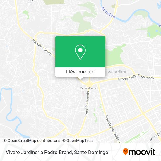 Mapa de Vivero Jardineria Pedro Brand