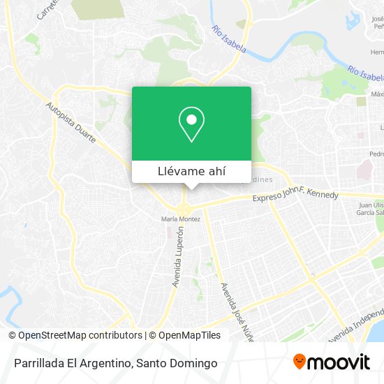 Mapa de Parrillada El Argentino