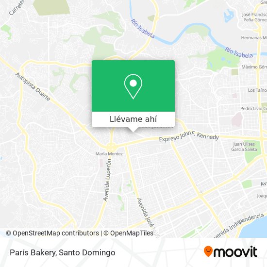 Mapa de París Bakery