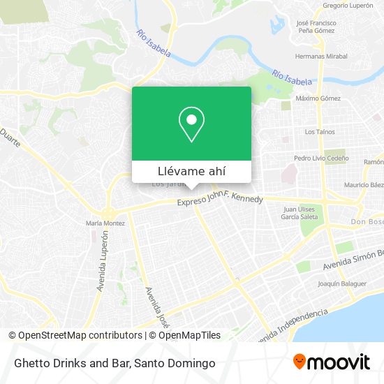 Mapa de Ghetto Drinks and Bar