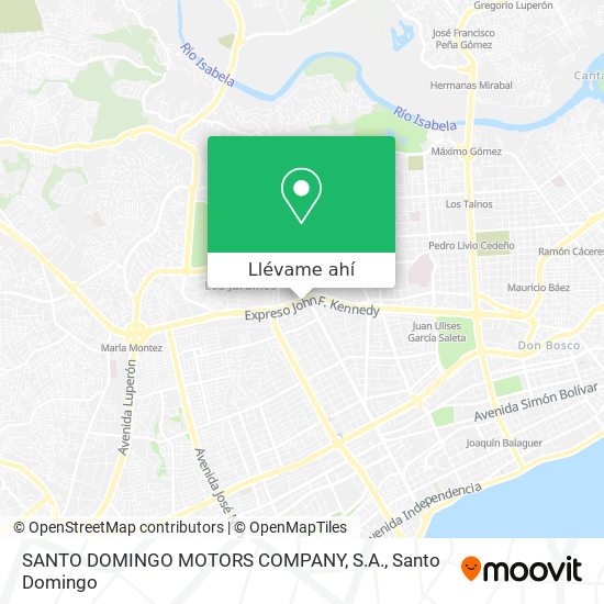 Mapa de SANTO DOMINGO MOTORS COMPANY, S.A.