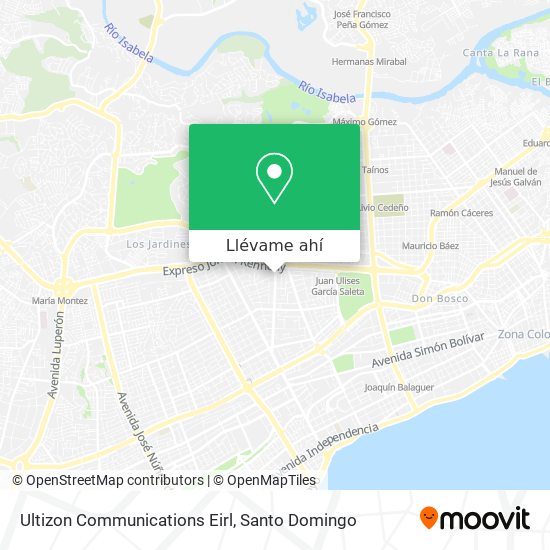Mapa de Ultizon Communications Eirl