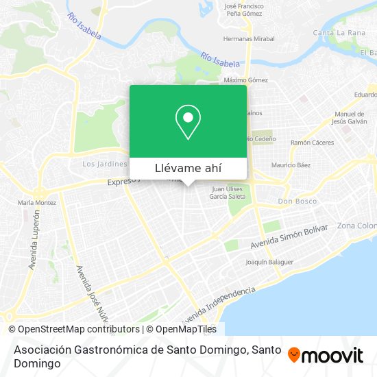 Mapa de Asociación Gastronómica de Santo Domingo