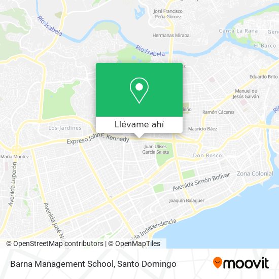 Mapa de Barna Management School