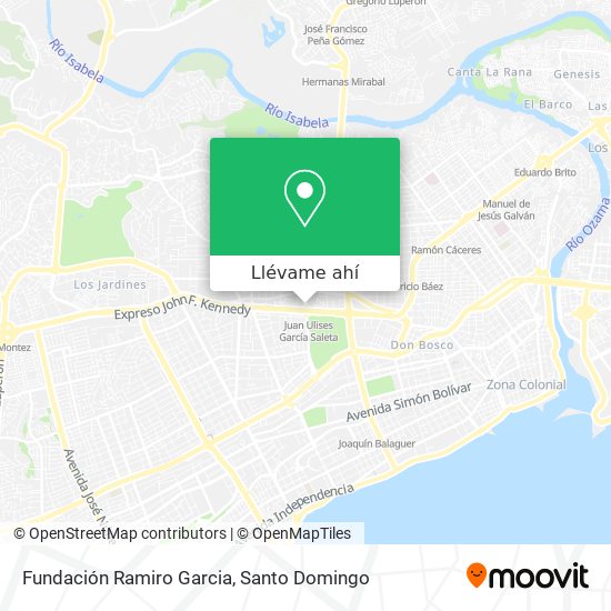 Mapa de Fundación Ramiro Garcia