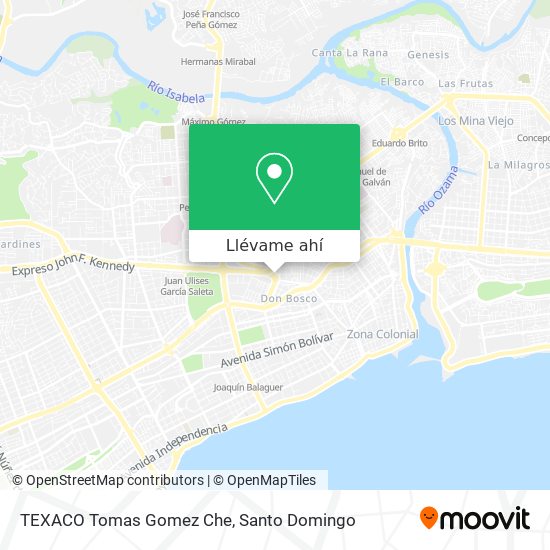 Mapa de TEXACO Tomas Gomez Che