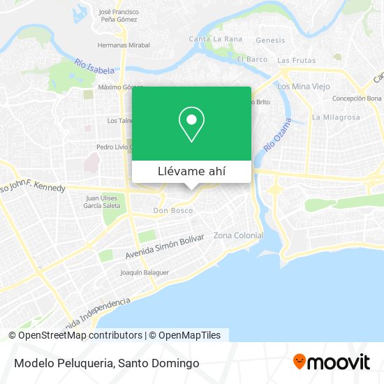 Mapa de Modelo Peluqueria