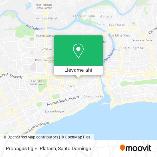 Mapa de Propagas Lg El Platana