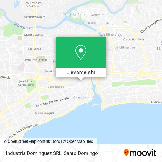Mapa de Industria Dominguez SRL