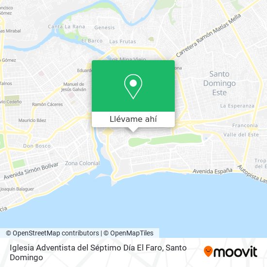 Mapa de Iglesia Adventista del Séptimo Día El Faro