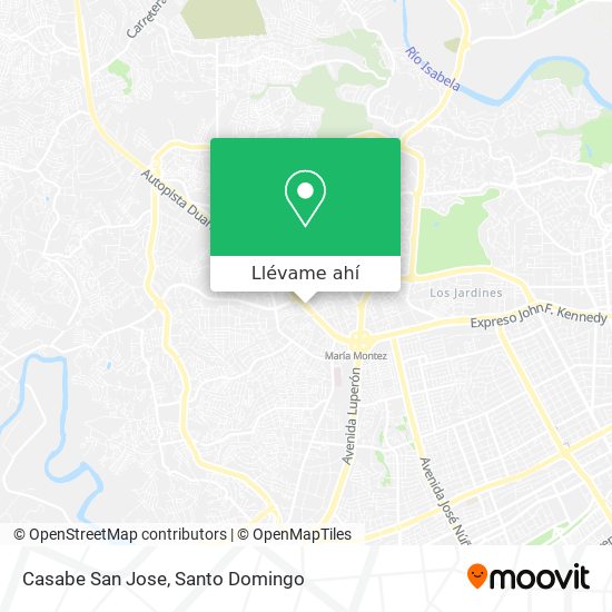 Mapa de Casabe San Jose