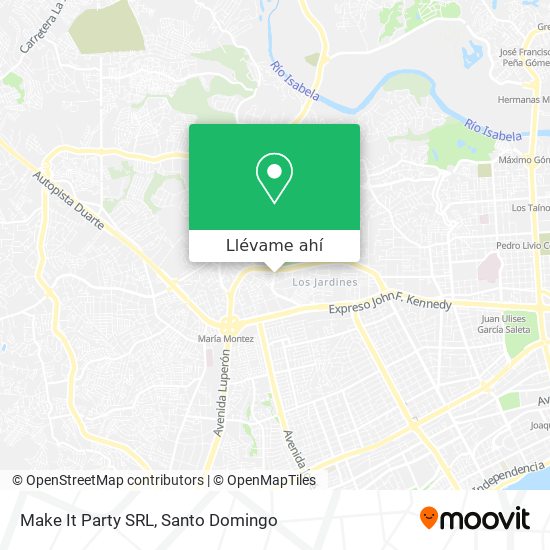 Mapa de Make It Party SRL