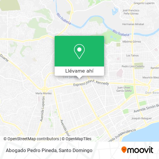 Mapa de Abogado Pedro Pineda