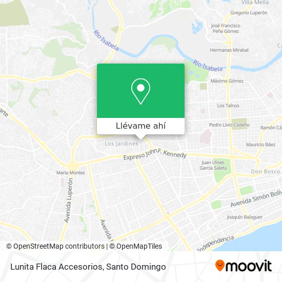 Mapa de Lunita Flaca Accesorios
