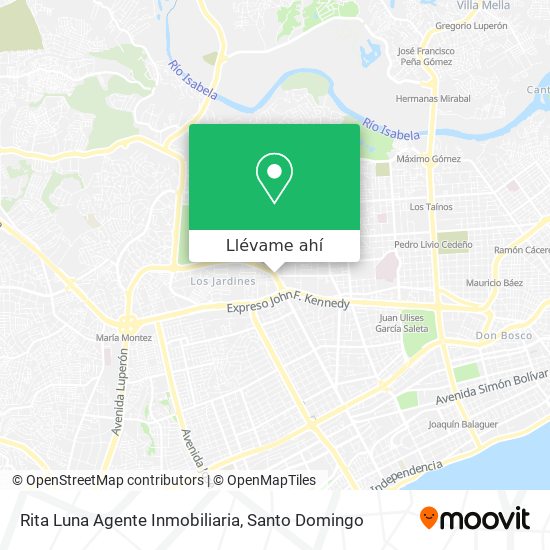 Mapa de Rita Luna Agente Inmobiliaria