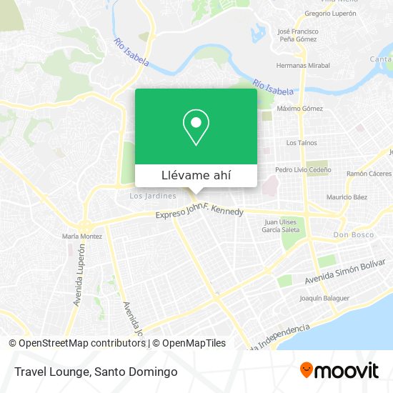 Mapa de Travel Lounge