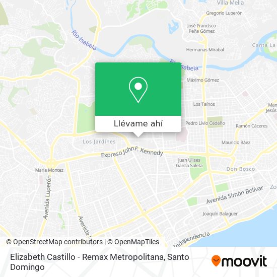 Mapa de Elizabeth Castillo - Remax Metropolitana