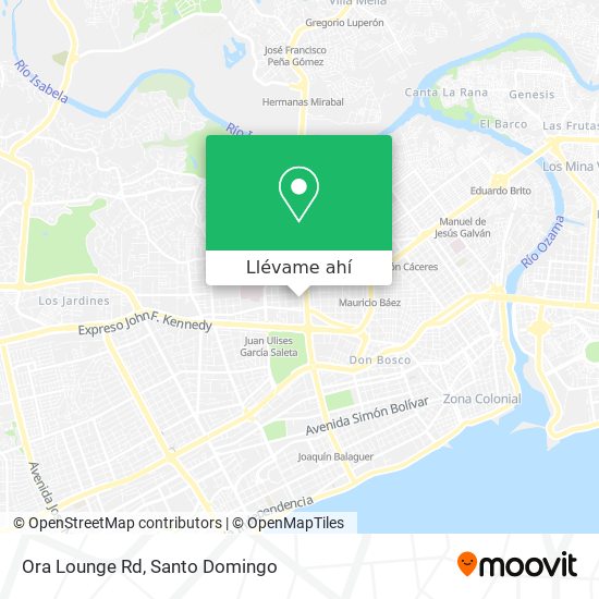 Mapa de Ora Lounge Rd