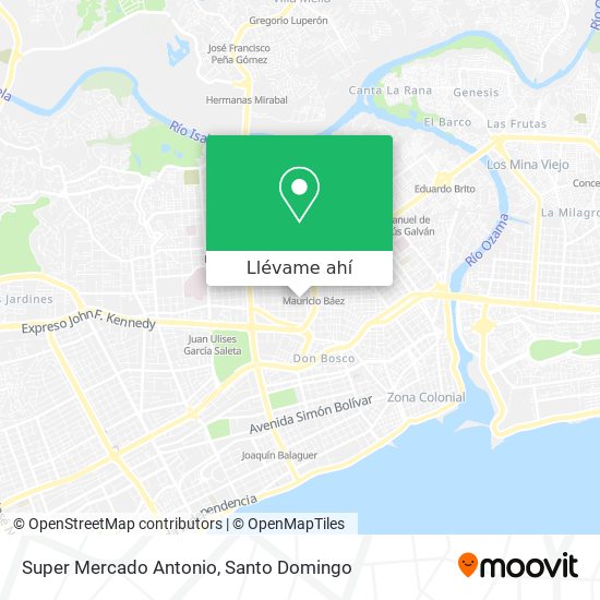 Mapa de Super Mercado Antonio