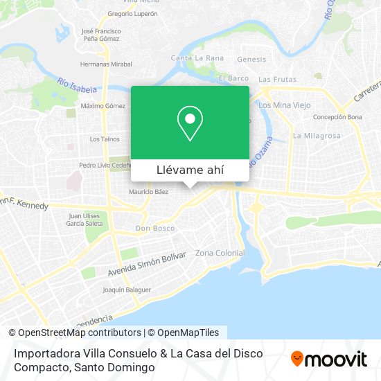 Mapa de Importadora Villa Consuelo & La Casa del Disco Compacto