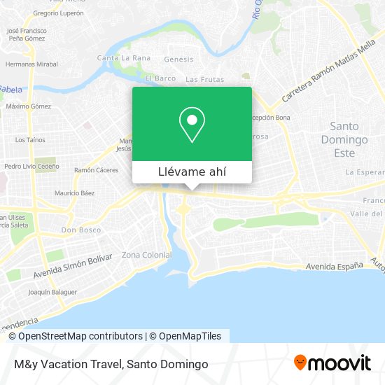 Mapa de M&y Vacation Travel