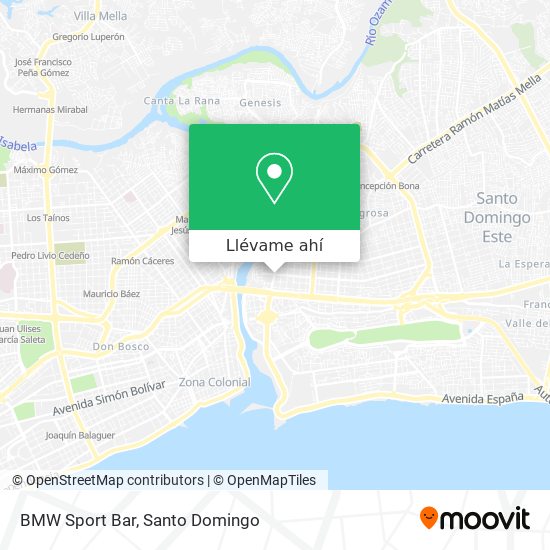Mapa de BMW Sport Bar