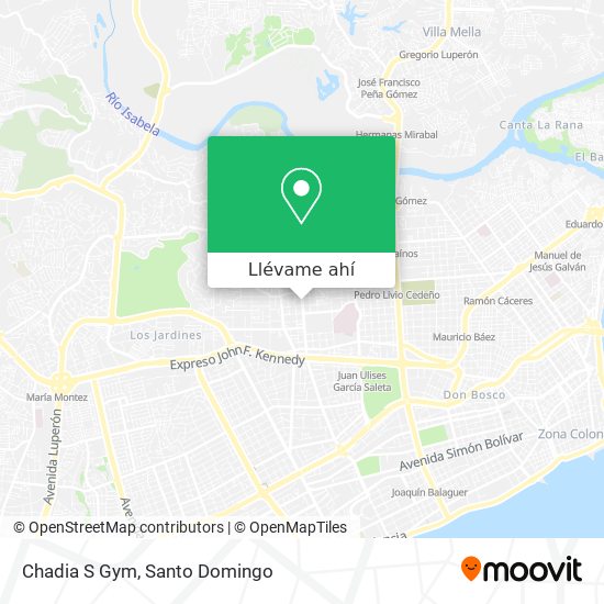 Mapa de Chadia S Gym