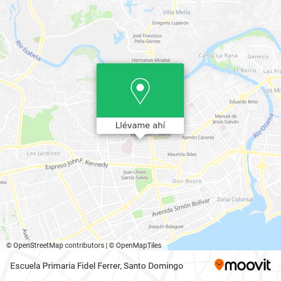 Mapa de Escuela Primaria Fidel Ferrer