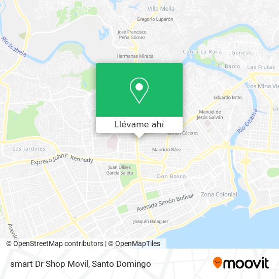 Mapa de smart Dr Shop Movil