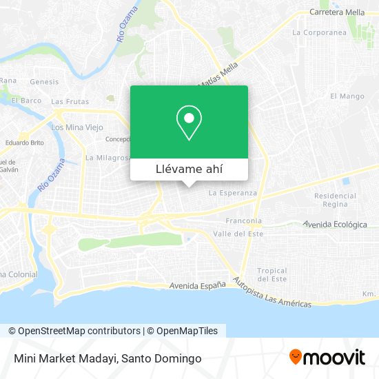 Mapa de Mini Market Madayi
