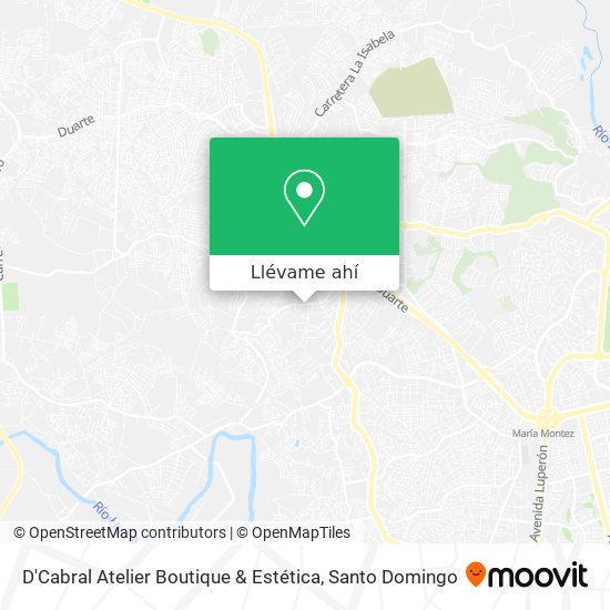 Mapa de D'Cabral Atelier Boutique & Estética