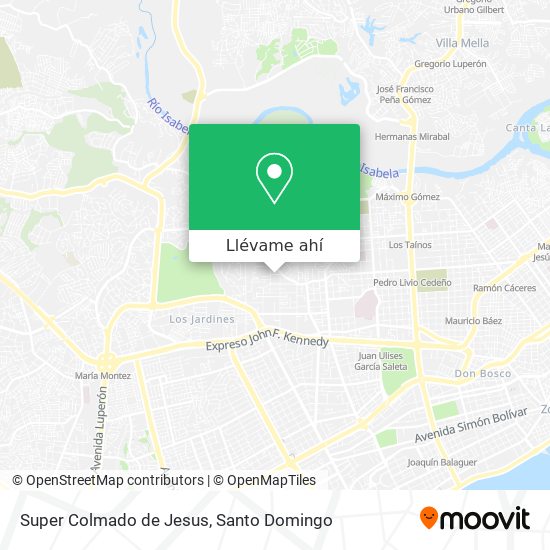 Mapa de Super Colmado de Jesus