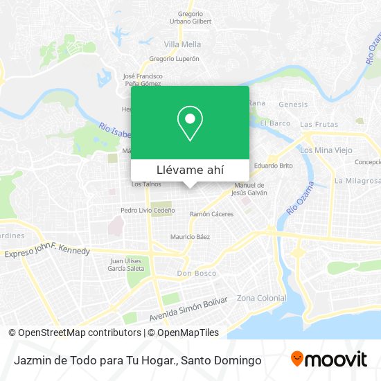 Mapa de Jazmin de Todo para Tu Hogar.