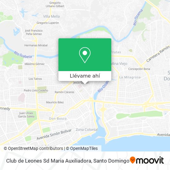 Mapa de Club de Leones Sd Maria Auxiliadora