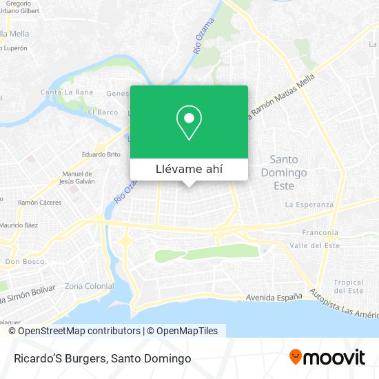Mapa de Ricardo’S Burgers