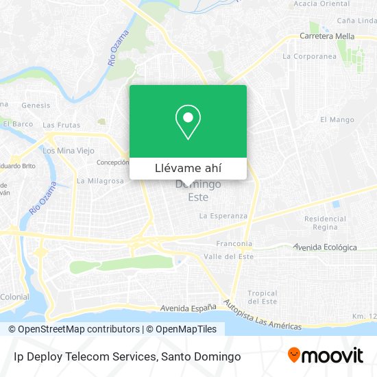 Mapa de Ip Deploy Telecom Services