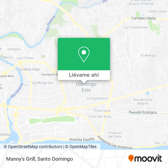 Mapa de Manny's Grill