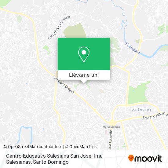 Mapa de Centro Educativo Salesiana San José, fma Salesianas