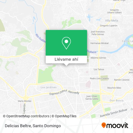 Mapa de Delicias Beltre