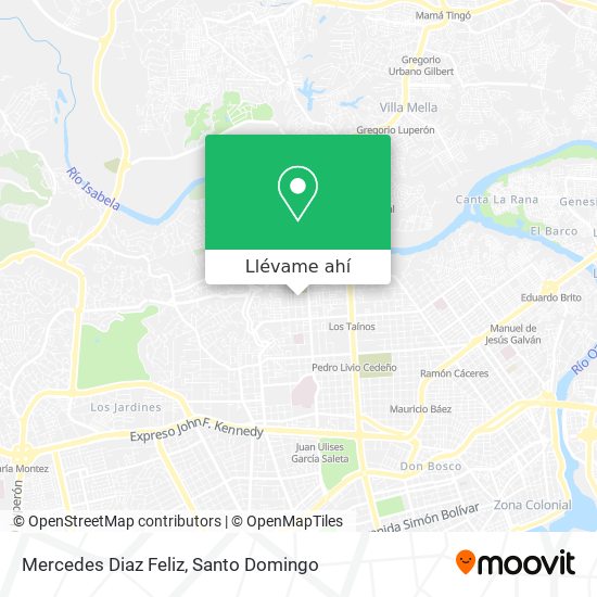 Mapa de Mercedes Diaz Feliz