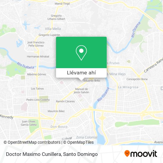 Mapa de Doctor Maximo Cunillera