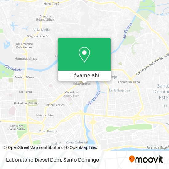 Mapa de Laboratorio Diesel Dom