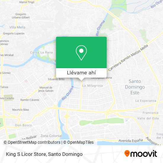 Mapa de King S Licor Store